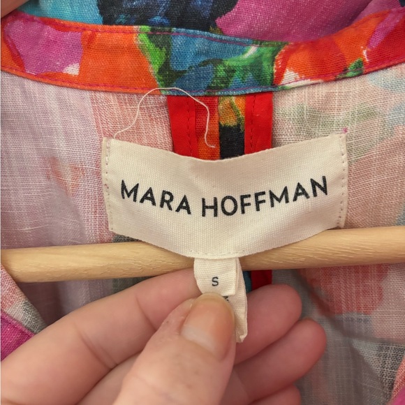 MARA HOFFMAN floral button up shirt dress - Picture 2 of 3